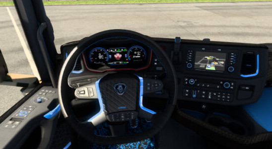 Scania NG S&R 2016 Blue Interior